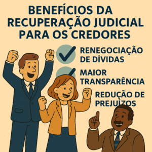 Quais são os vantagens (benefícios) da RJ para os credores?