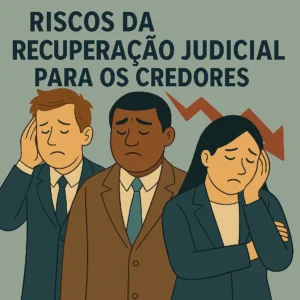 Quais são os desvantagens (riscos) da RJ para os credores?