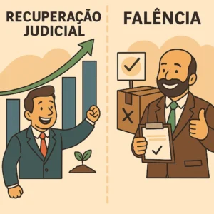 Quais as diferenças entre a recuperação judicial e a falência?